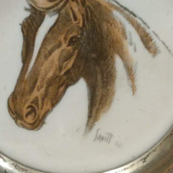 “Assault” sterling silver coaster  By Frank M Whiting Triple Crown Winner 1946 - Picture 3 of 5